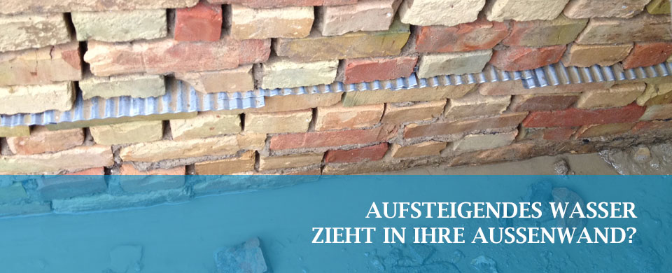 Aufsteigende Feuchtigkeit im Mauerwerk